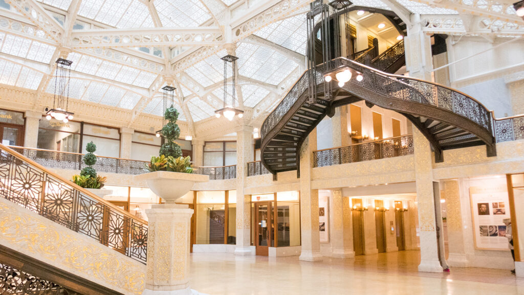 The Rookery building in Chicago 