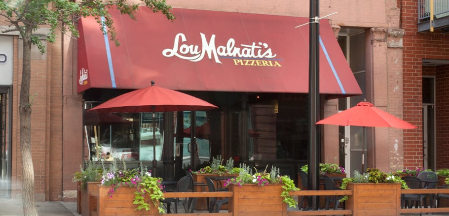 Lou Malnati's Pizzeria on the Chicago Magnificent Mile - A popular eatery! 