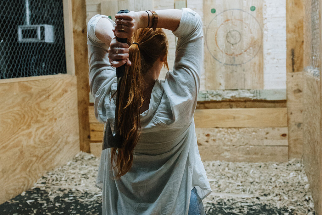 Axe throwing in Chicago