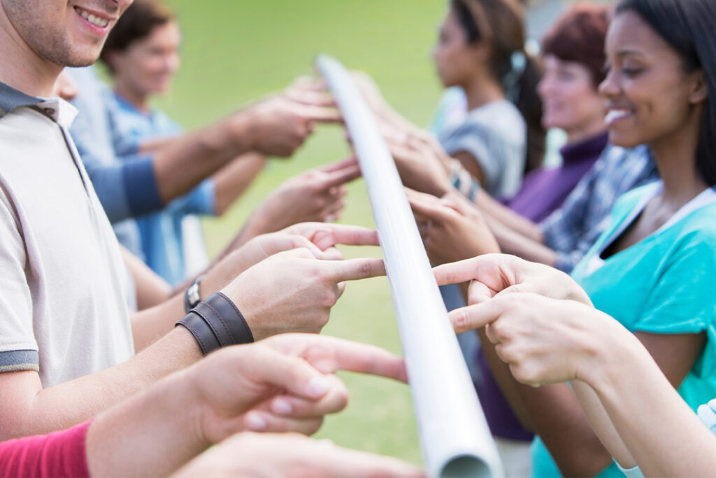 Team building at the windy city field house in Chicago